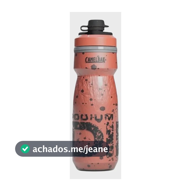 Garrafa Camelbak Podium Dirt Series Chill 621ml - Vermelho
