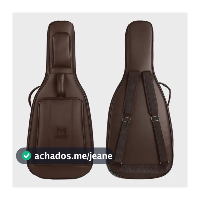 Bag Para Guitarra Semi Acustica Em Couro Ecológico Ce