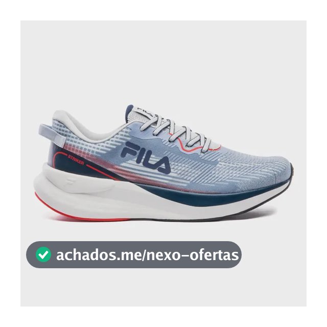 Tênis Fila Striker Masculino Estilo Esportivo Confortável