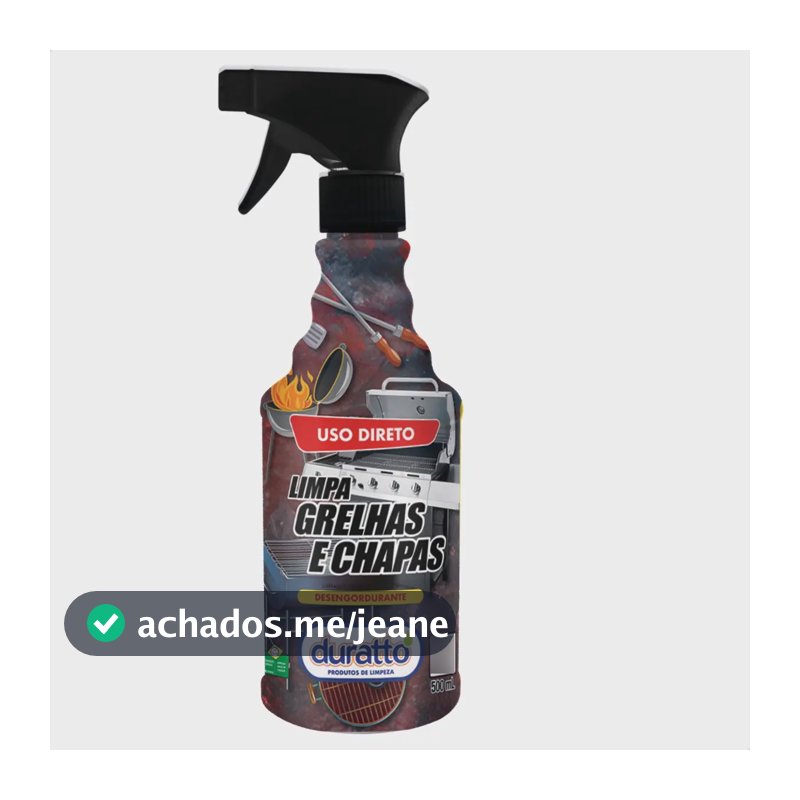 Limpa Grelhas Churrasqueiras Chapas Espetos Duratto