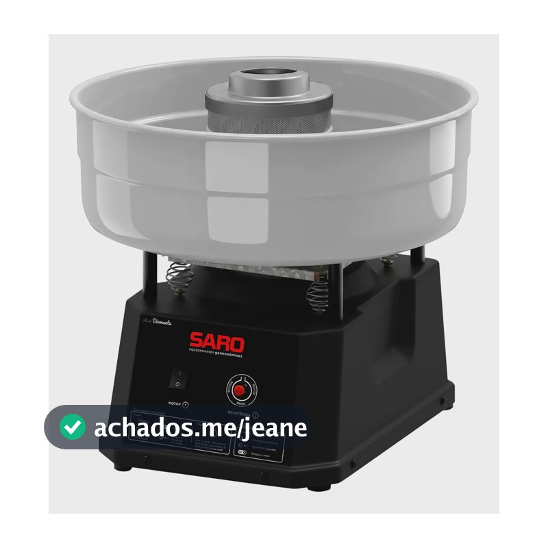 Maquina Algodão Doce Profissional Pratica Inox Bivolt Saro