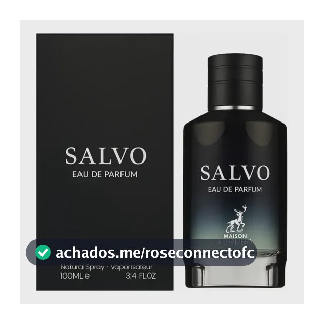 Perfume Masculino Arabe Salvo Eau de Parfum Alhmabra 100ml C/