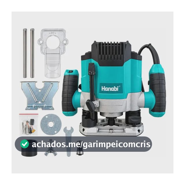 Tupia Coluna 1400w Hanabi Com 2 Hastes Guia Paralela E Bocal 220v