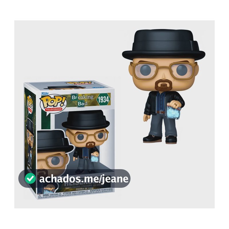 Funko Pop TV: Breaking Bad - Heisenberg com chapéu