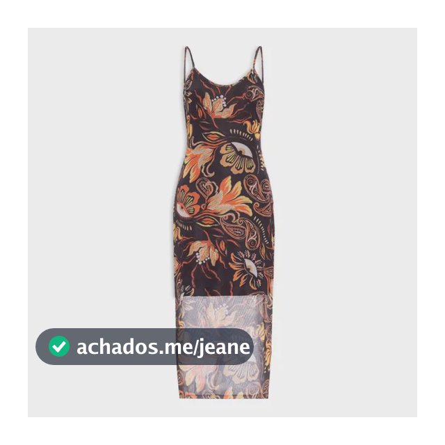Vestido Colcci Tule- Marrom