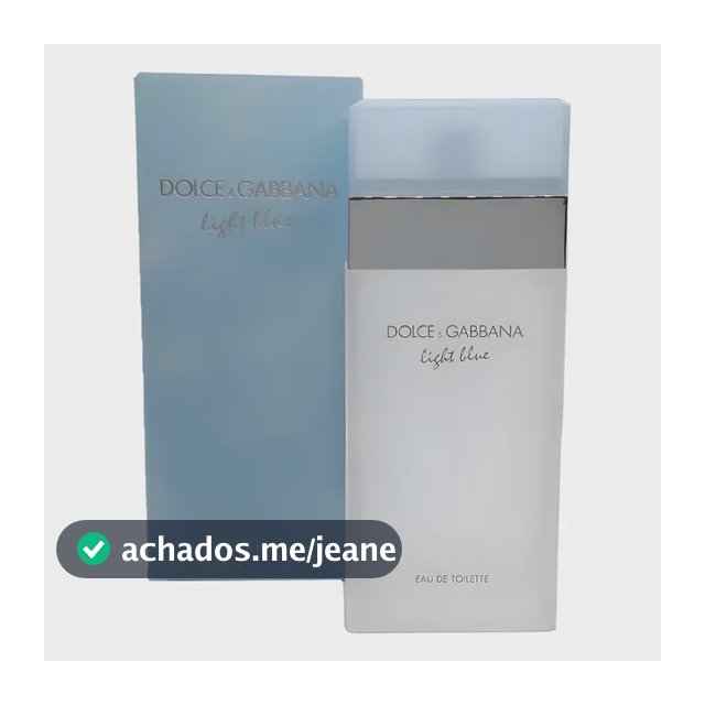 Perfume Dolce & Gabbana Light Blue Feminino Edt - 100ml