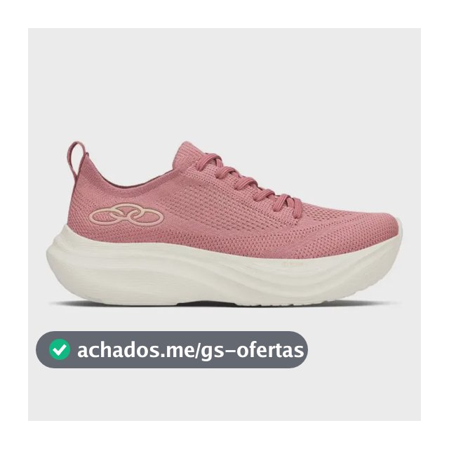 Tênis Olympikus Pluma Super Leve Original Esportivo Academia Rosa 39 Br