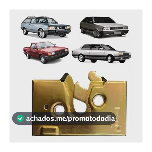 Fechadura Porta Gol Quadrado 88 89 90 91 92 93 94 95 -parati