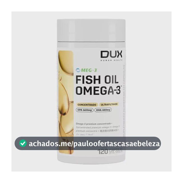 Ômega 3 Fish Oil 2000mg Dux Nutrition - 120 Cápsulas