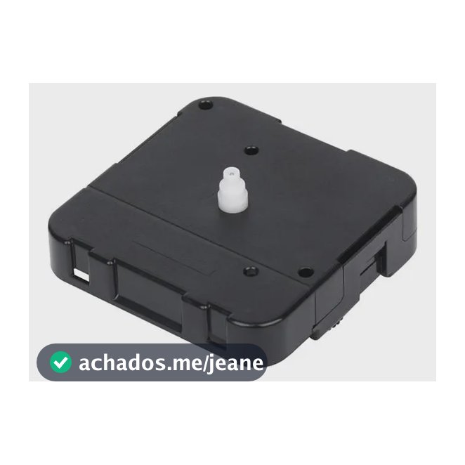 Maquina Relógio Parede - 9mm Sem Rosca - Encaixe - 1 Peça