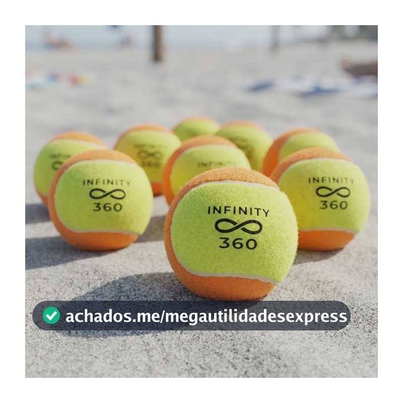 Bolas Para Beach Tennis Treino E Competição Premium 12 Amarelo
