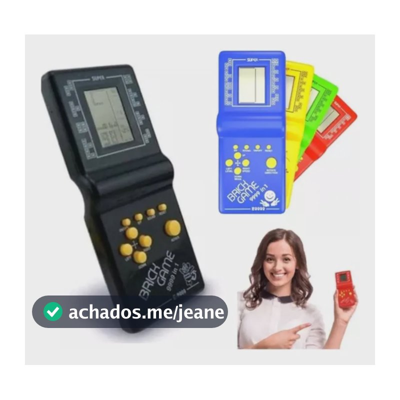 Mini Game Portátil 99 Jogos Retrô Clássico Fácil De Usar