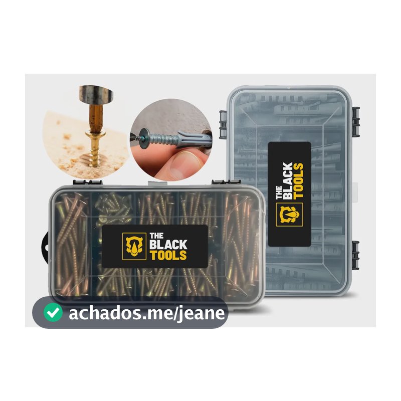 Maleta De Parafusos E Buchas 99 Peças The Black Tools