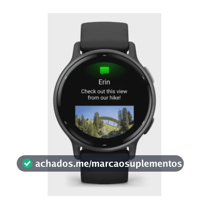 Garmin Vivoactive 5 Preto Com Pulseira De Silicone