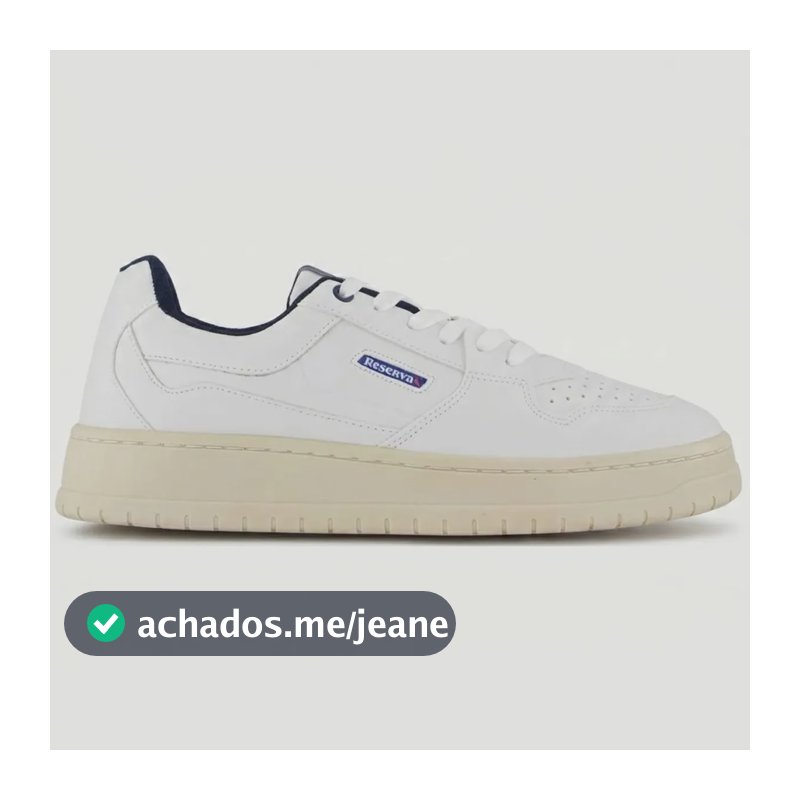 Tênis Reserva Vortex Branco Conforto E Estilo Para Dia A Dia Branco Lisa 43 Br