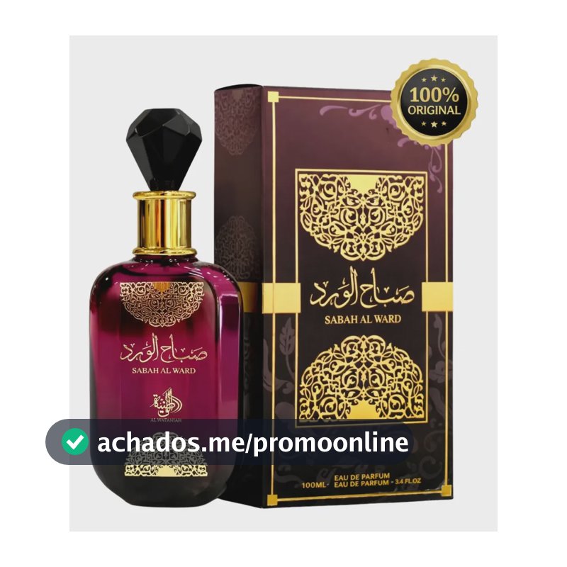 Perfume Arabe Feminino Al Wataniah Sabah Al Ward Edp 100ml