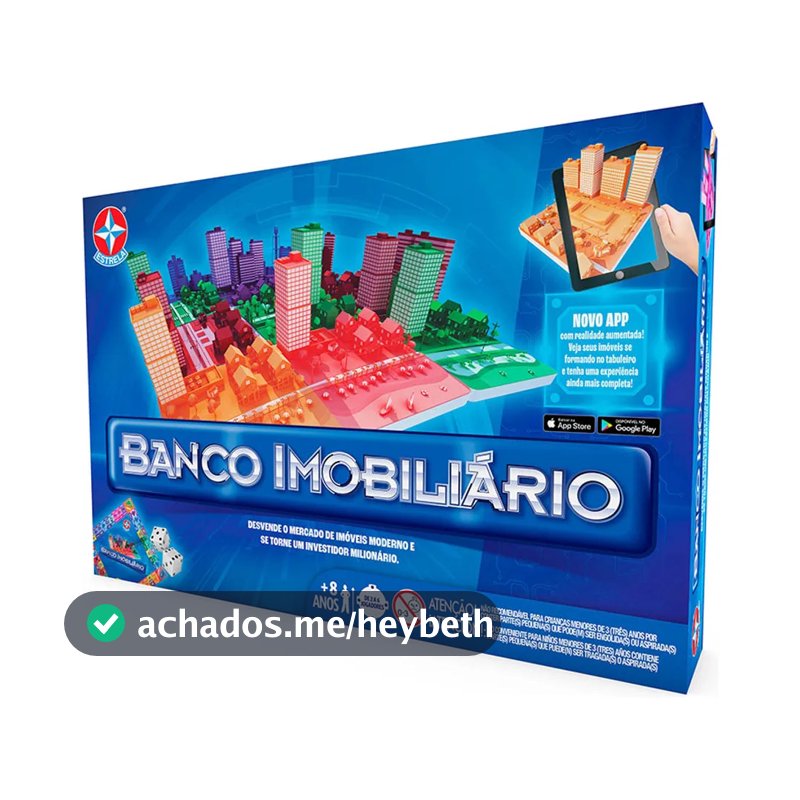 Jogo Banco Imobiliário Grande Estrela em português