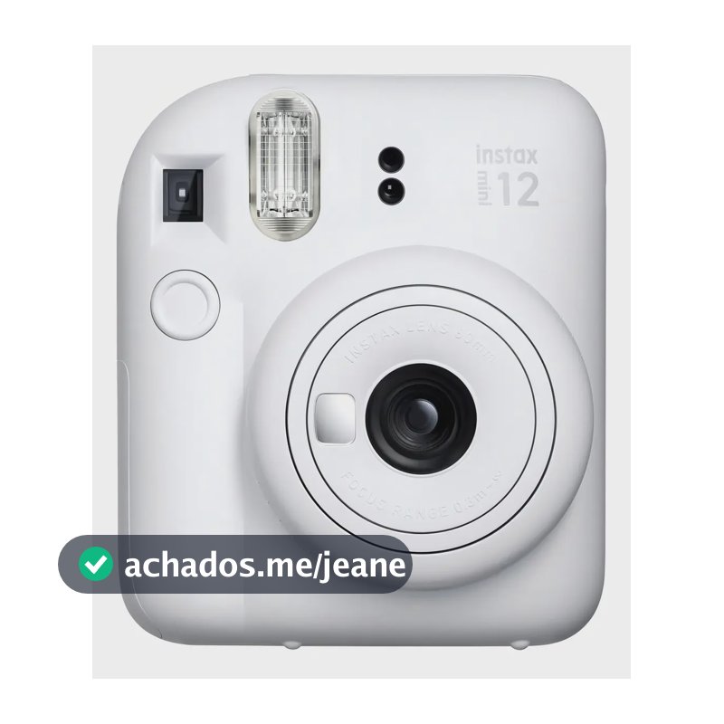 Câmera Instantânea Fujifilm Instax Mini 12 Branca Branco Branco