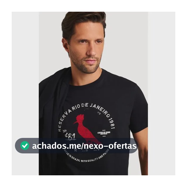 Camiseta Sb Algodão Carimbo Gaze Reserva