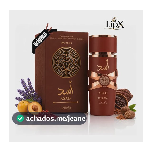 Perfume Árabe Asad Bourbon 100ml Lipx