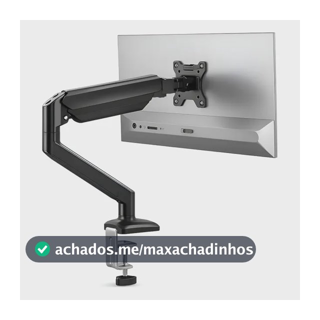 Suporte Monitor Articulado Ajustavel 14 Até 32 A Gás Preto