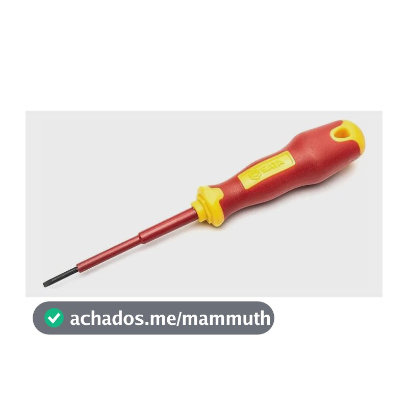 Chave Fenda Vde 2,5x75mm Sata