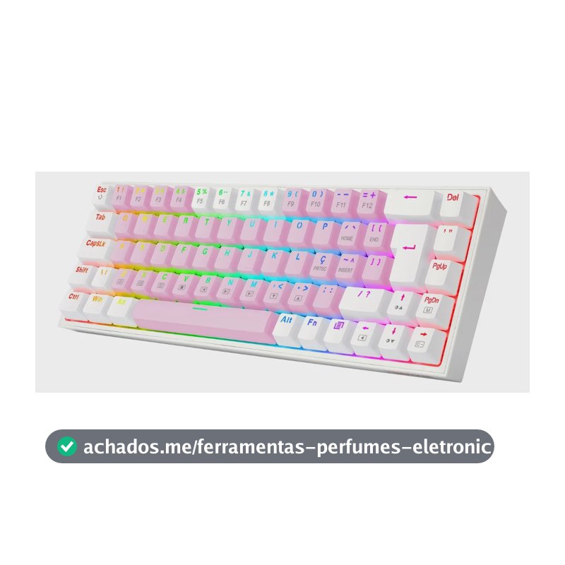 Teclado Gamer Castor Rgb Switch Brown Redragon K631pw-rgb