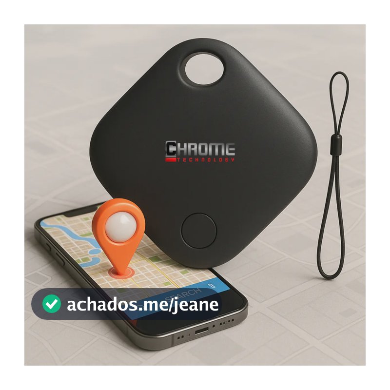 Mini Rastreador Localizador Satélite Gps Mala Pet Smart Tag Preto