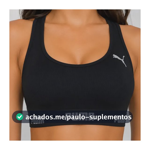 Top Puma Academia Fitness Original Nadador Alta Sustentação