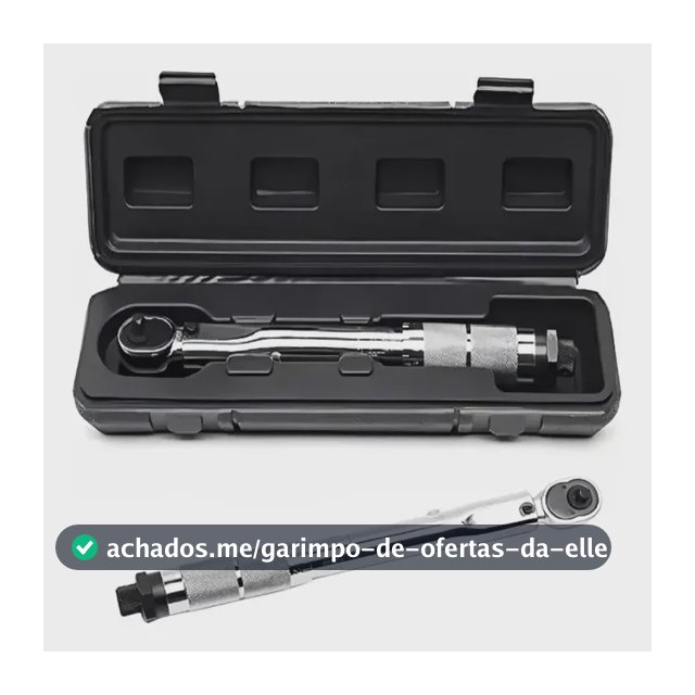Torquimetro Estalo Mini P/ Soquete 1/4 5-25 Nm 0,5kg A 2,5kg