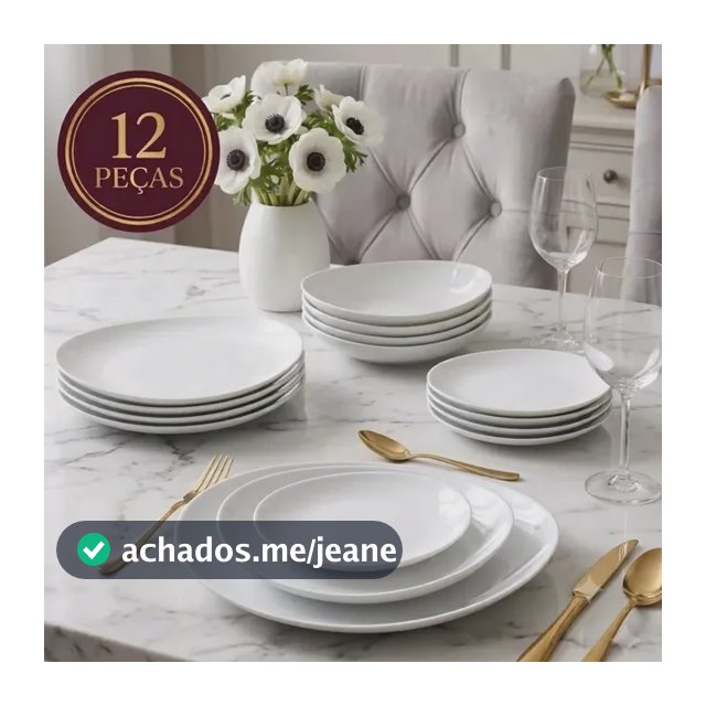 Aparelho Jogo Kit De Jantar 12 Peças Opalino Branco Concavo Pratos E Bowl Mesa Moderno Liso Resistente Sólar