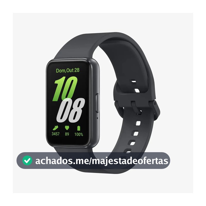 Samsung Galaxy Fit3 Pulseira Esportiva grafite