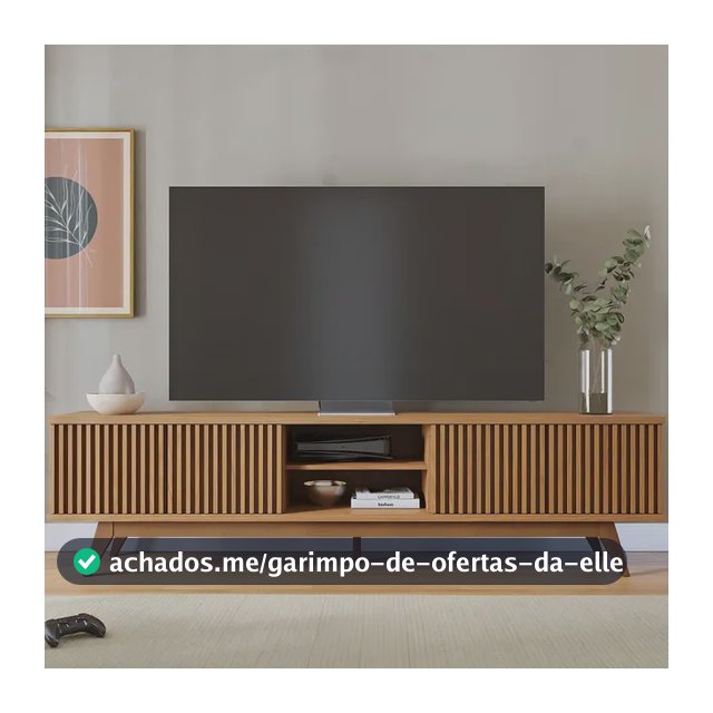 Colibri Rack Bancada Fortaleza 4 Portas TV até 75 Polegadas