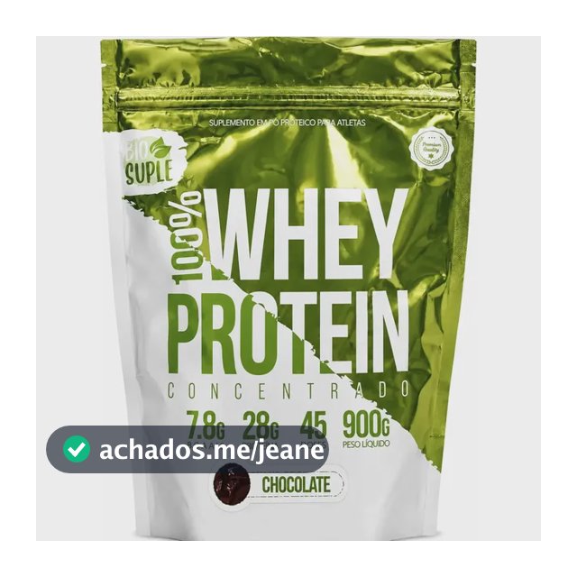 Whey Protein Concentrado Bio Suple Chocolate 900g Chocolate