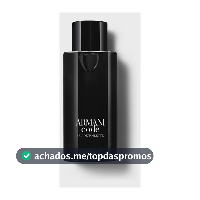 Perfume Masculino Armani Code Eau de Toilette Refilável, 125ml