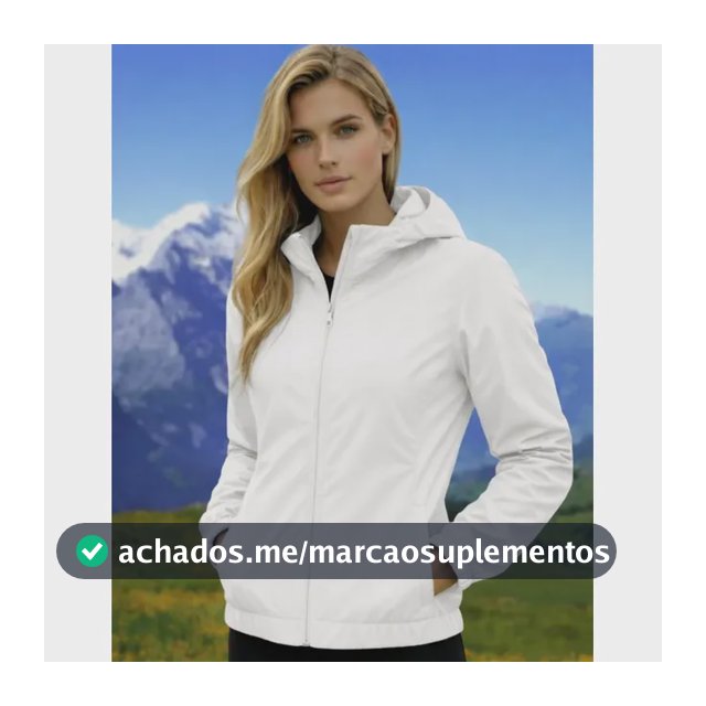 Corta Vento Leve E Resistente Com Capuz Moderno Tecido Ice