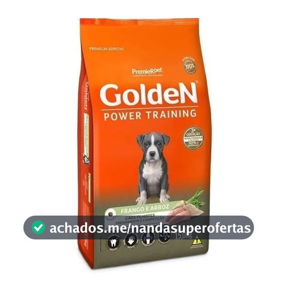 Golden Power Training Cão Filhote 15kg