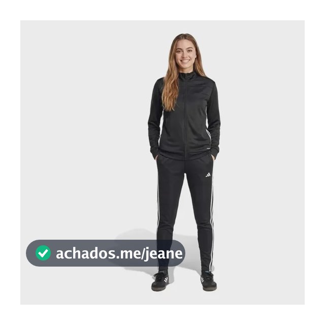 Calça adidas Femininatreino Tr 25 Essentials Longa Preto E Branco G