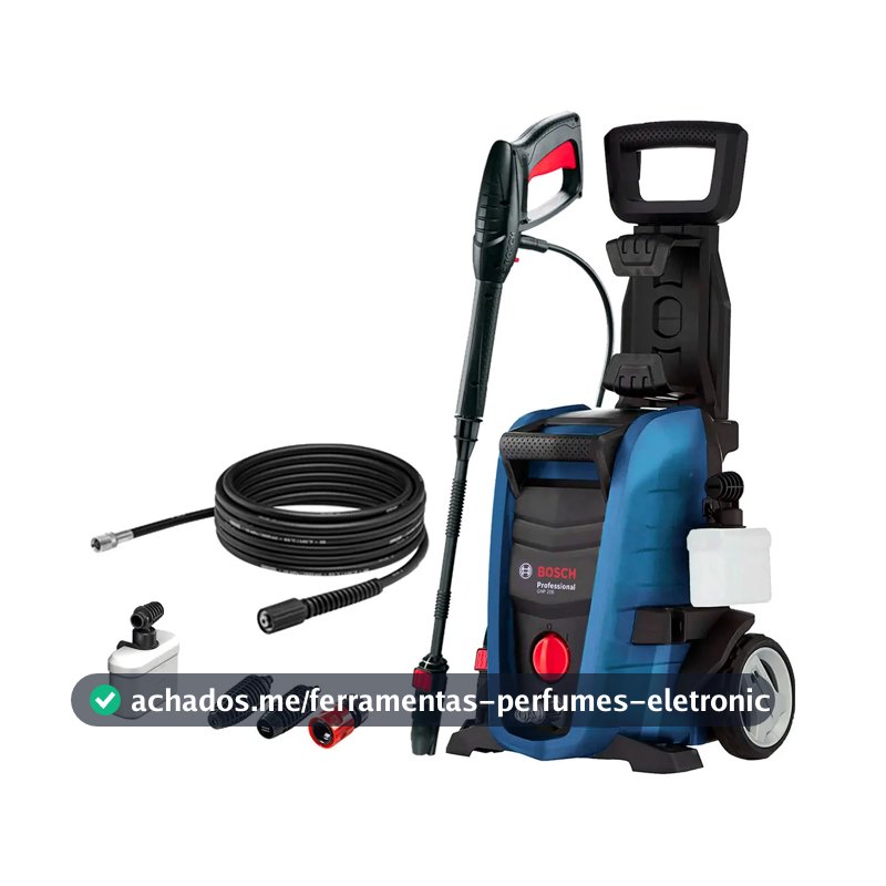 Lavadora de alta pressão 1700w 2000psi Bosch GHP 200 color azul
