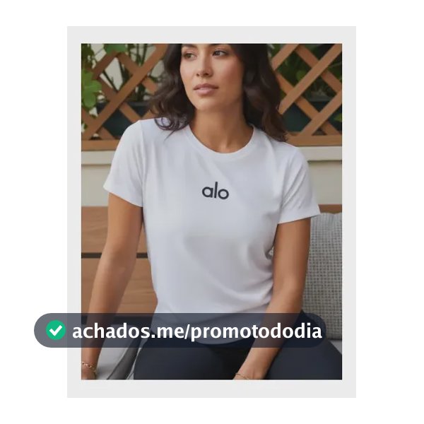 Camisa Feminina Blusa Dry Fit Fitness Proteção Uv Academia Branco Alo M