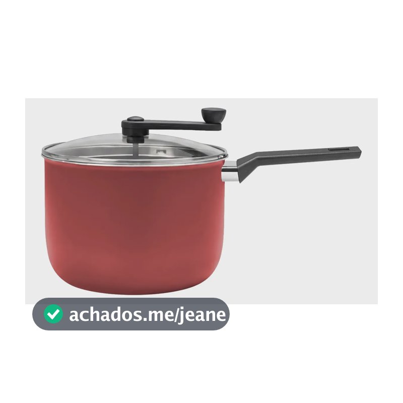 Pipoqueira Brinox Ceramic Life Nevada Ø20 Cm 4,2 L Borgonha