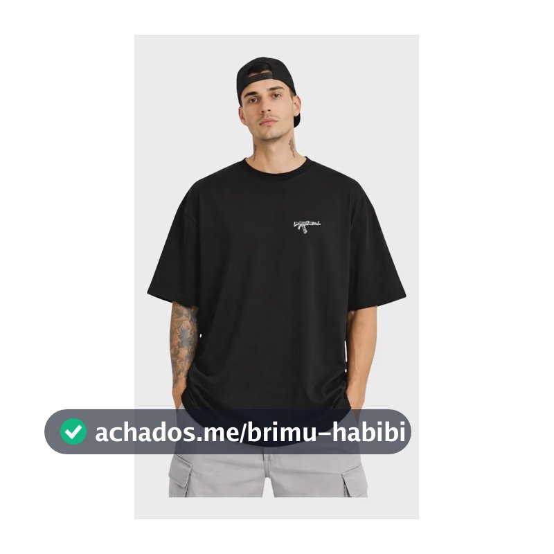 Camiseta Oversized Algodão Masculina Estampadas Estilosas Preto Ak47 G