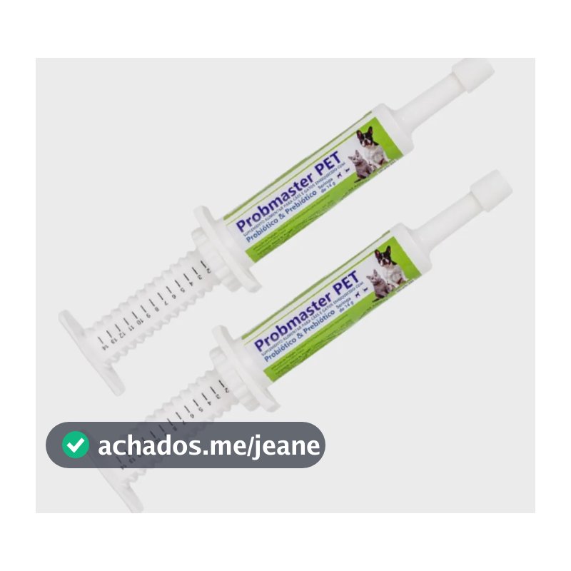 Kit 2 Probmaster Probiótico Pet Prebiótico Para Cães E Gatos