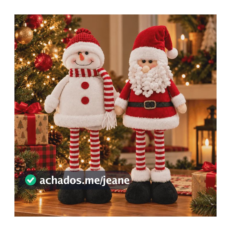 Boneco Papai Noel Extensível Wincy Natal Enfeite Decorativo Papai Noel