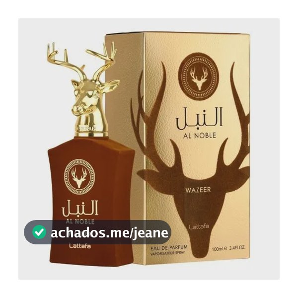 Perfume Al Noble Wazeer De Lattafa Niche Dubai, Masculino 100ml