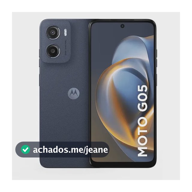 Smartphone Motorola Moto G05 256gb 4gb Ram e Camera 50mp Grafite