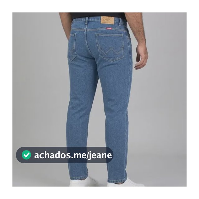 Calça Jeans Wrangler Rt Masculina Slim Fit Elastano Wm0151