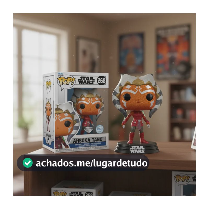 Figura Funko Pop Star Wars Ahsoka Tano Glitter Diamond 268