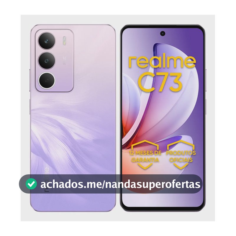 Celular Smartphone Realme C73 128gb 4gb Ram Dual Sim 120hz 6000mAh Violeta