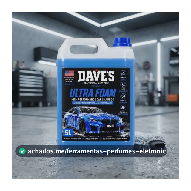 Shampoo Automotivo Ultra Foam Espuma Densa Chantilly Dave's